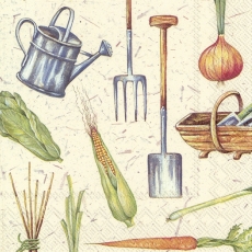 Garten Geräte, Mais, Zwiebel, Möhre und vieles mehr