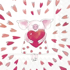 süsses Schwein in Love