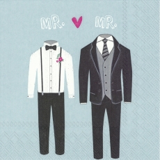 Mann und Mann, MR. & Mr. Hochzeitskleidung