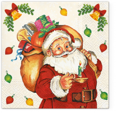 Weihnachtsmann mit vollem Geschenkesack