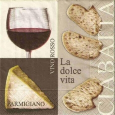 Ciabatta, Parmigiano & Vino Rosso