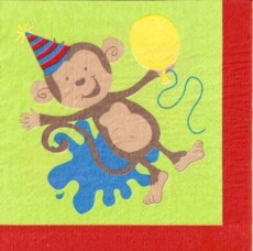 4 Affen feiern