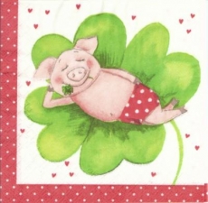 Kleines Glücksschwein - Lucky pig - porc chanceux