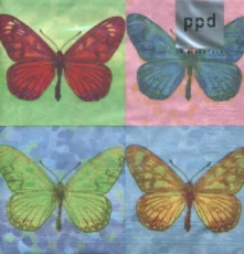 4 Schmetterlinge - 4 Butterflies - 4 papillons