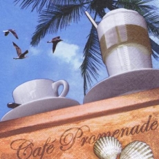 Kaffee unter Palmen - Cafe Promenade