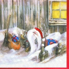 Nisser im Schnee - Weihnachstmann - Santa