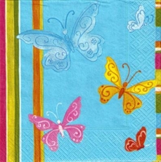 5 bunte Schmetterlinge - Colourful butterflies