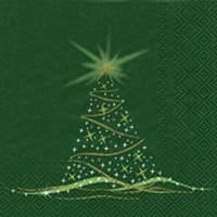 Funkelnder Weihnachtsbaum grün - Sparkling x-mas tree - Mousseux sapin de Noël