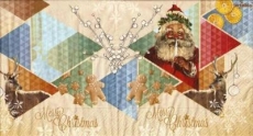 Nostalgischer Weihnachtsmann, Gebäck, Reh, Rudi & Boss - Nostalgic Santa Claus, cookies, deer - Nostalgique du Père Noël, les biscuits, cerf