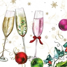Sekt, Champagner, Weihnacht, Neujahr - Sparkling wine, Champagne, Christmas, New Year - Vin mousseux, Champagne, Noël, Nouvel An