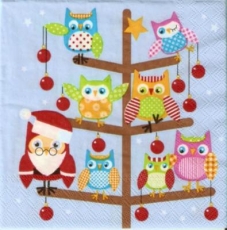 Eulenweihnachtsbaum - Owls Christmas Tree - Arbre de noël de hibou