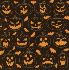 Halloween-Kürbisse - Halloween pumpkins, Jack-O-Latern - Citrouilles dHalloween