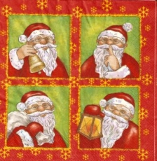 Wunderschöne Weihnachtsmann-Collage - Beautiful Santa Claus Collage - Belle Père Noël Collage