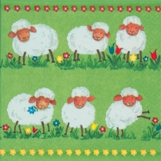 6 lustige Schafe - 6 funny sheep - 6 moutons drôle
