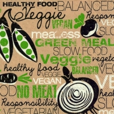 Vegetarisch, Grünes Essen - Vegetarian, Green Food, Veggie - Végétarien, alimentaire vert