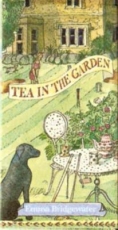 Cricket, Hund, Tee im Garten - Tea in the garden, dog - chien, thé dans le jardin