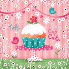 2 kleine Vögel un ein kleiner Kuchen - 2 little birds & a cupcake - Deux petits oiseaux et un petit gâteau