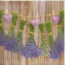 Kleine Lavendelsträußchen & Herzen - Small lavender bouquets & hearts - Petits petits bouquets de lavande & coeurs