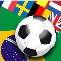 Fußball und Flaggen - Football & Flags - Football et drapeau