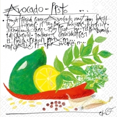 Avocado Pesto, Rezept - Avocado pesto, recipe - Avocat pesto, recette -
