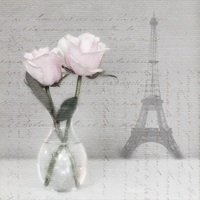 Pariser Rosen, Eiffelturm & Geschriebenes - Parisian Roses, Writing & Eiffel Tower - Roses parisiennes, Rédaction et Tour Eiffel