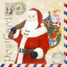 Post vom Nordpol, vom Weihnachtsmann - Post card from the noth pole from Santa - Poste la carte du pôle Nord, de lhomme de Noël