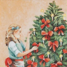Die Kerzen am Weihnachtsbaum anzünden - Lighten up the candles on the Christmas tree - Allumez les bougies sur larbre de Noël