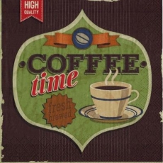 Zeit für eine Tasse Kaffee , Coffee time, fresh brewed - Temps pour une tasse de café