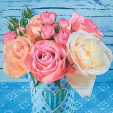 Rosenstrauß in Vase - Rose bouquet in vase - Rose Bouquet dans un vase