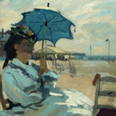 Claude Monet, Am Strand von Trouville, The Beach at Trouville, La plage de Trouville