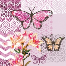 Schmetterlinge & Lilien - Butterflies & Lilies - Papillons & Lily
