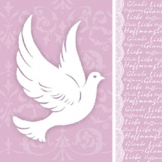 Weiße Taube, Glaube, Hoffnung, Liebe - White dove, faith, hope, love - Pigeon blanc, foi, espoir, amour
