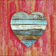 Wunderschönes Herz, Holz - Beautiful heart, wood - Coeur merveilleux, bois