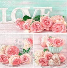 Rosen, Liebe, Herz, Perlen, Holz - Roses, Love, Hearts, Perls, Wood - Roses, amour, coeur, perles, bois