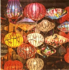 Asiatische Lampions, Laternen - Asian Lanterns - Lanternes asiatiques, lanternes chinoises