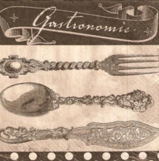 Sehr altes, elegantes Silberbesteck - Vintage silver cutlery - Couverts très vieux, argent élégant