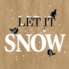 3 kleine Vögel im Schnee - Let it snow, 3 little birds - 3 petits oiseaux dans la neige