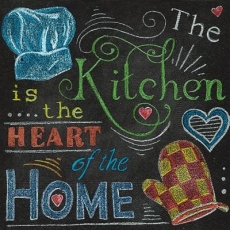 Die Küche ist das Herz des Hauses - The kitchen is the heart of the home  - La cuisine est le coeur de la maison