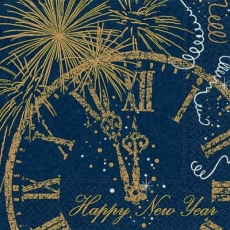 Uhr, Feuerwerk, Silvester, Neujahr, Frohes Neues Jahr - Clock, Fireworks, New Years Eve, New Year, Happy New Year - Horloge, feux dartifice, nouvel an, bonne année