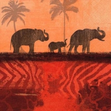 Elefanten Collage - Elephant collage - Collage déléphants