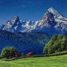 Wunderschöne Berglandschaft - Beautiful mountain landscape - Beau paysage de montagne