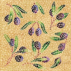 Mosaikoliven -  Mosaique Olives  - olives mosaïque
