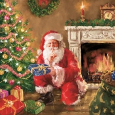 Psst, der Weihnachtsmann bringt Geschenke - Psst, Santa Claus brings presents - Psst, le père Noël apporte des cadeaux