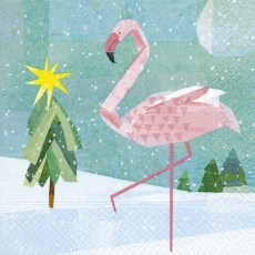 Flamingo im Winter - Flamingo in the winter - Flamingo en hiver