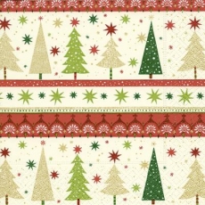 einfache Weihnachtsbäume - simple christmas trees - arbres de noël simples