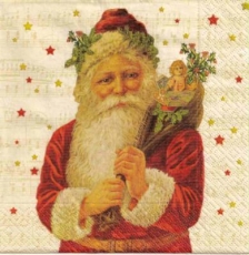 Nostalgischer Weihnachtsmann mit Geschenken  - Vintage Santa with gifts - Nostalgique Père Noël avec des cadeaux