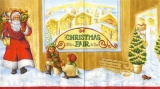 Weihnachtsmann, Kinder, Weihnachtsmarkt - Christmas Fair, Market, Santa Claus, Children -Père Noël, enfants, marché de Noël
