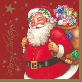 Weihnachtsmann: Ich bringe euch Geschenke rot - Santa: Im bringing you presents - Père Noël: je vous apporte des cadeaux