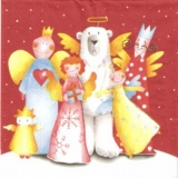 Engelschar mit Eisbärengel - Host of Angels with polar bear angel - armée danges avec lours polaire