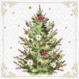 Weihnachtsbaum dezent geschmückt